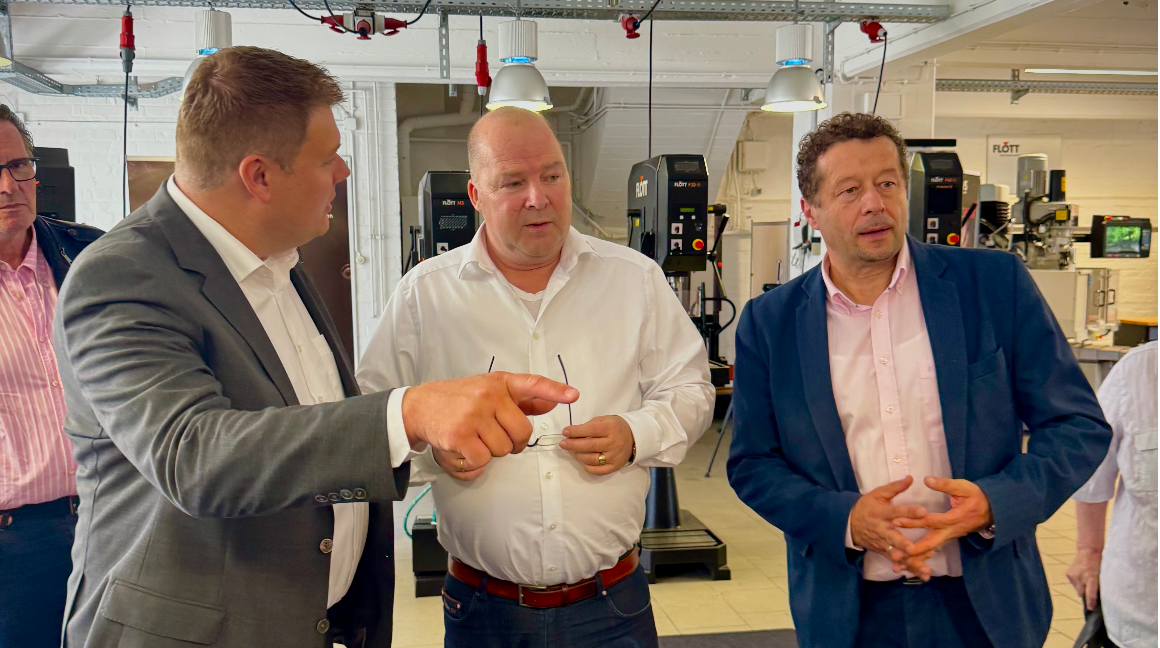 Mittelstandsvereinigung besucht Firma Flott
